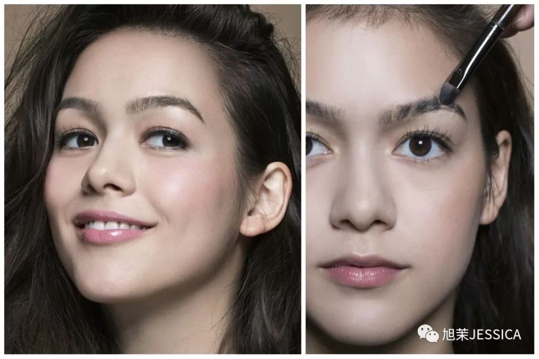 杏圆眼怎么化中性妆,圆眼头日常妆教程