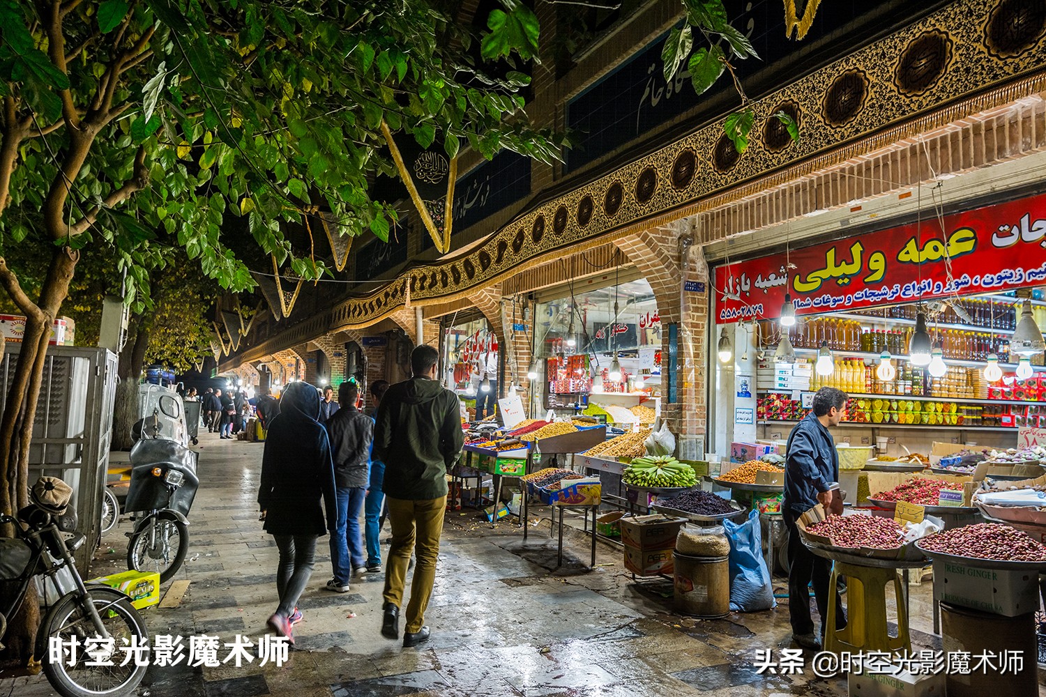 伊朗首都德黑兰夜景航拍,伊朗德黑兰图