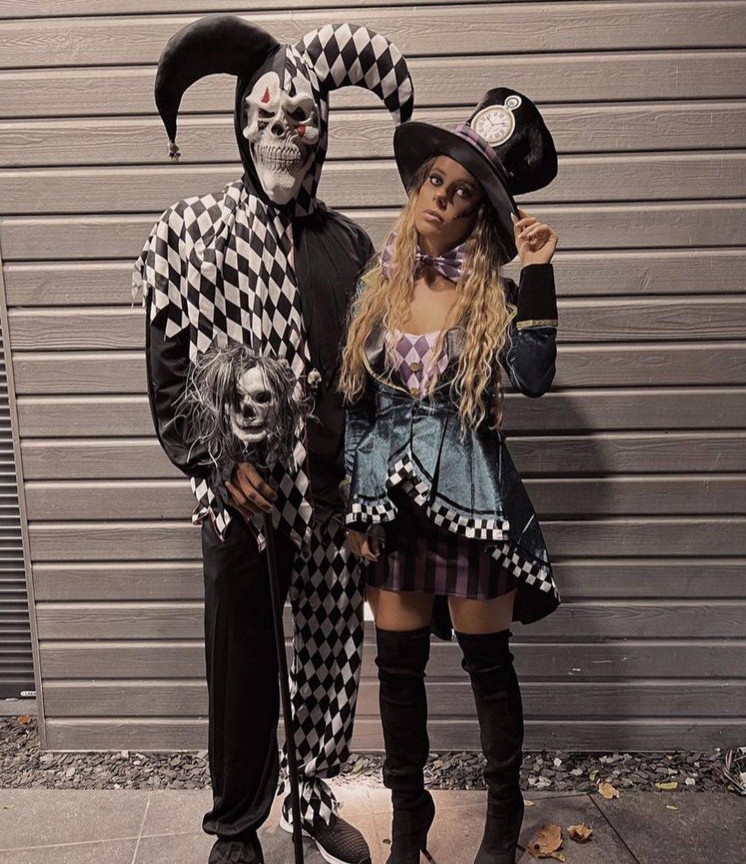 23位足球明星过万圣节，莱万夫妇扮小丑，迪玛利亚变宇航员