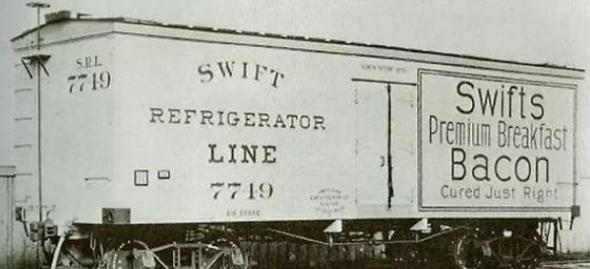 冷藏车厢的诞生之初既然没有制冷机?