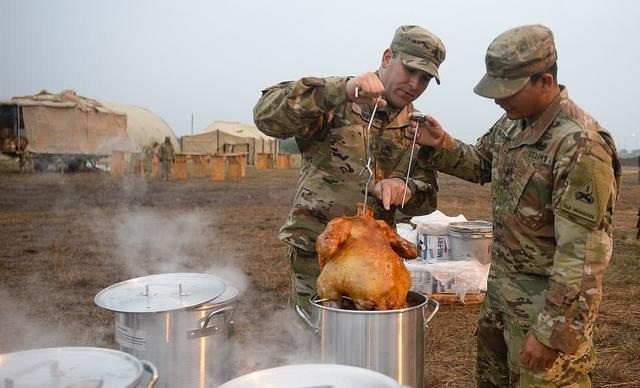 美军的感恩节,美军过感恩节