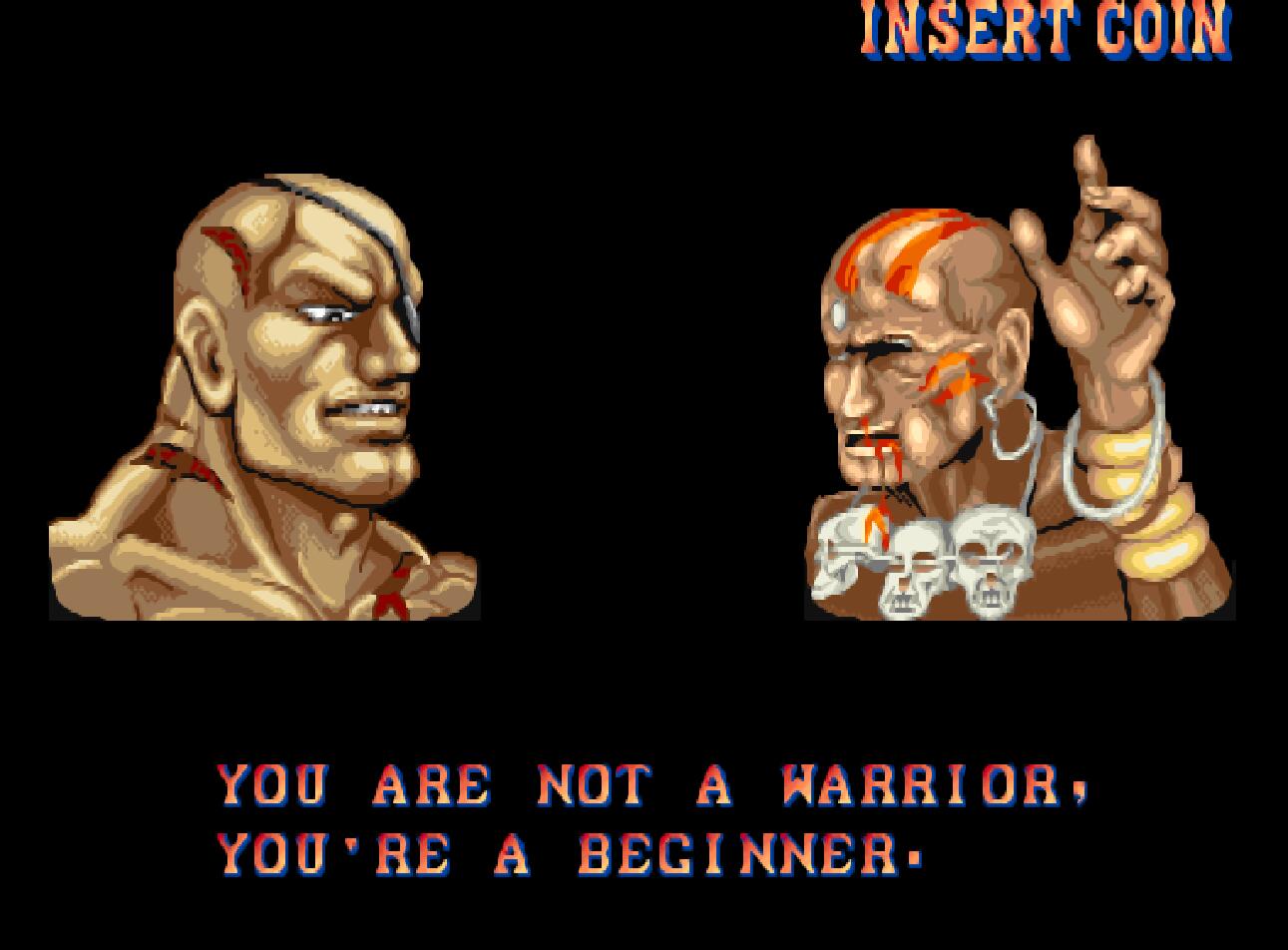 街霸2游戏结束,街霸2小时候的情怀游戏