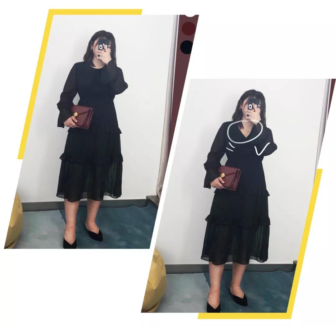 微胖女孩穿v领更显瘦吗,显腰线的白色v领长裙