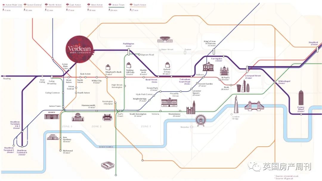 西伦敦W3邮编最具投资潜力项目之一，伊丽莎白线上盖靓盘全新推出