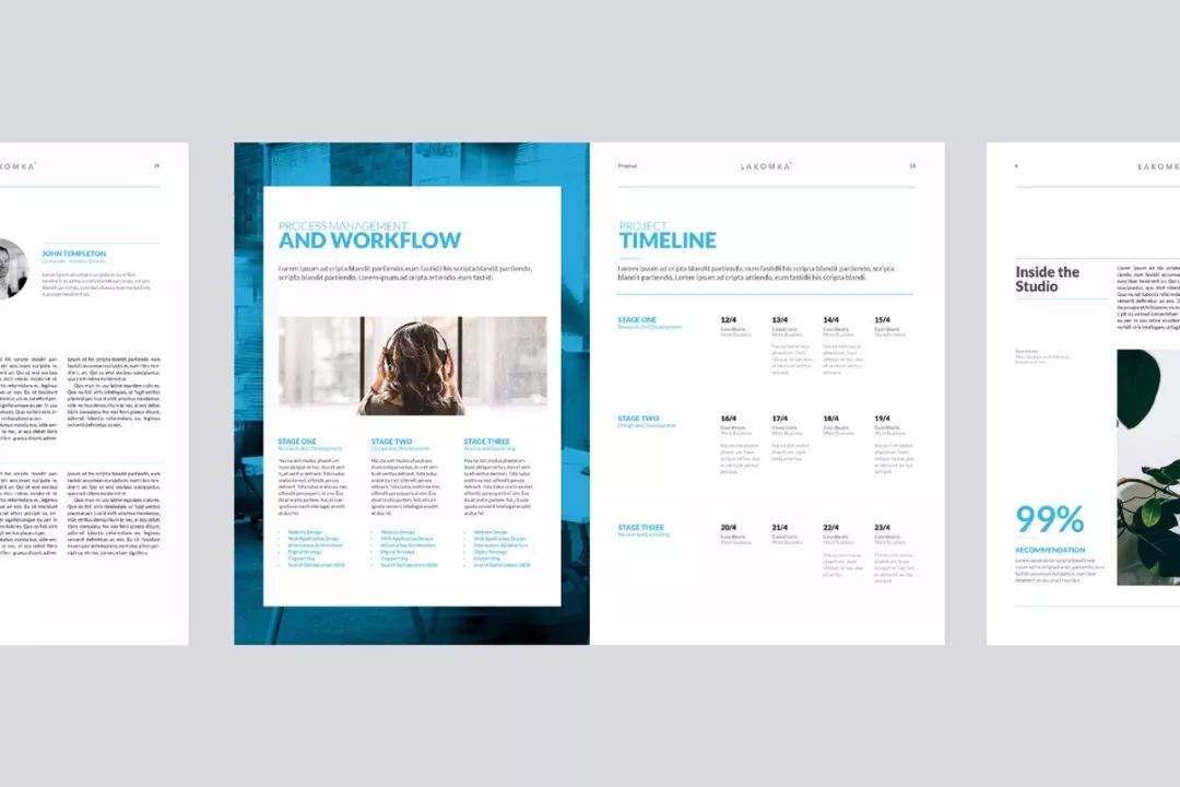 简约大气的企业宣传册／画册设计精选