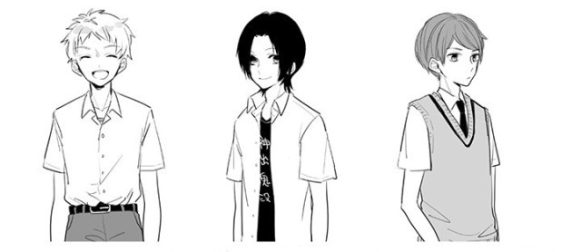 男生校服怎么画一年级,男生校服怎么画动漫版