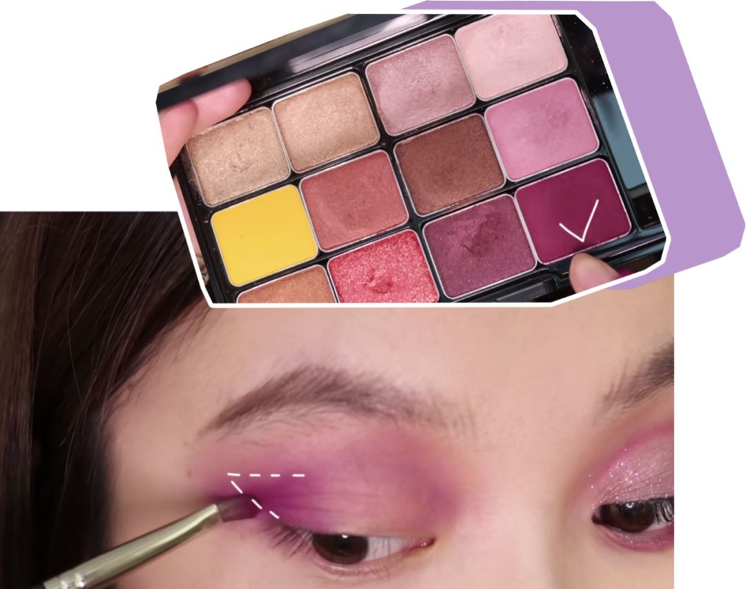 多肉葡萄妆,多肉葡萄化妆方法