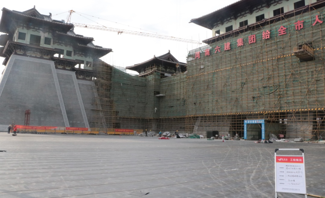 壮观！金拇指助力国内唯一一座礼制最高古城正门建设新进展！