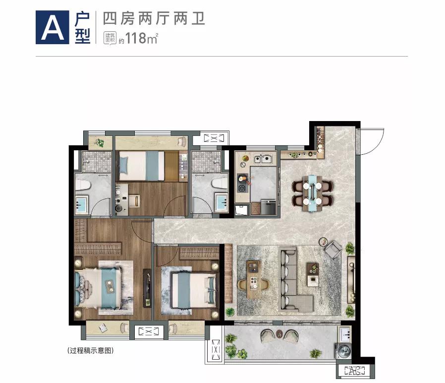 最新楼盘户型图,800套房源即将入市均价高达8850元