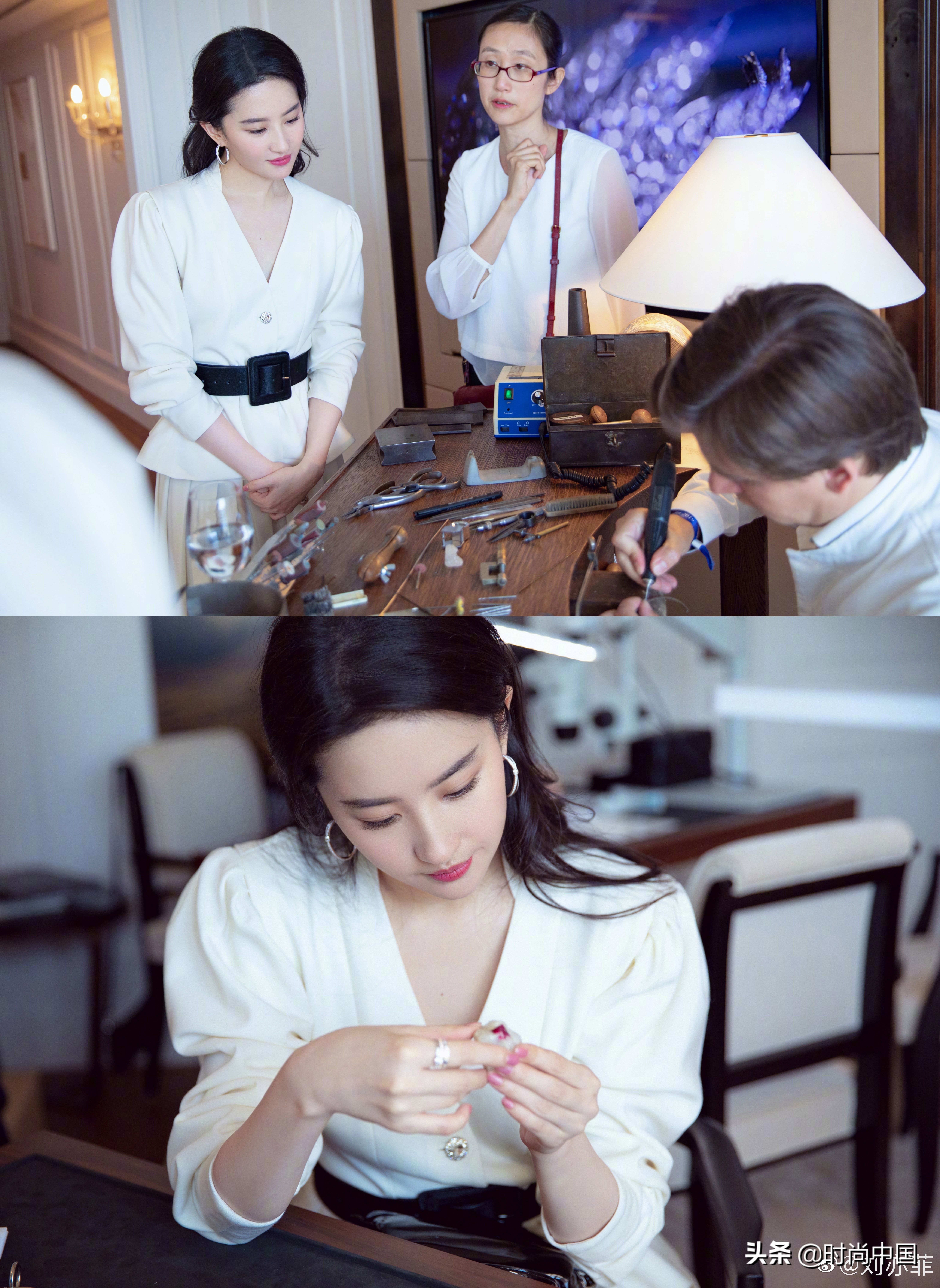 刘亦菲飘花手镯,刘亦菲同款手镯