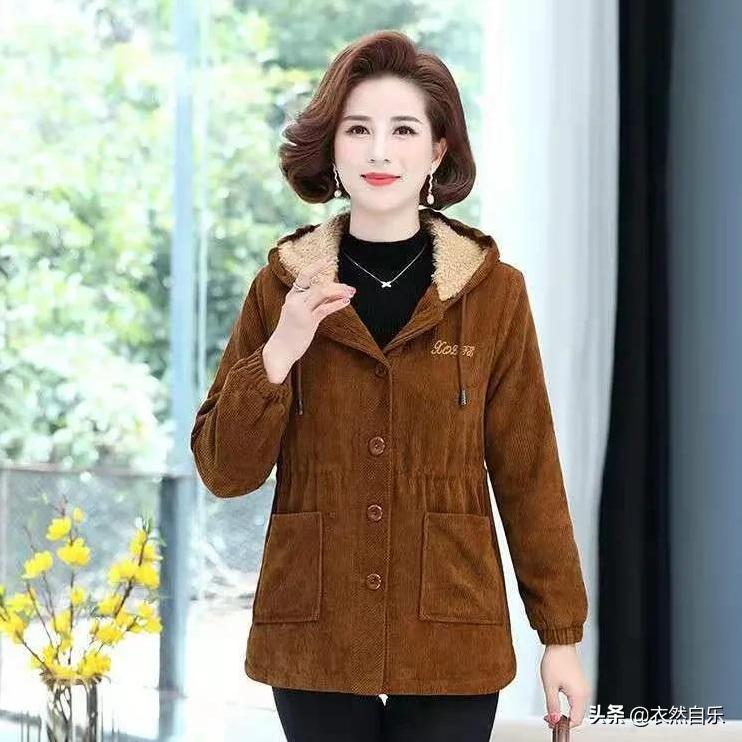 妈妈装60-70岁冬加厚加绒棉袄外套,中老年妈妈装50-60岁外套棉袄