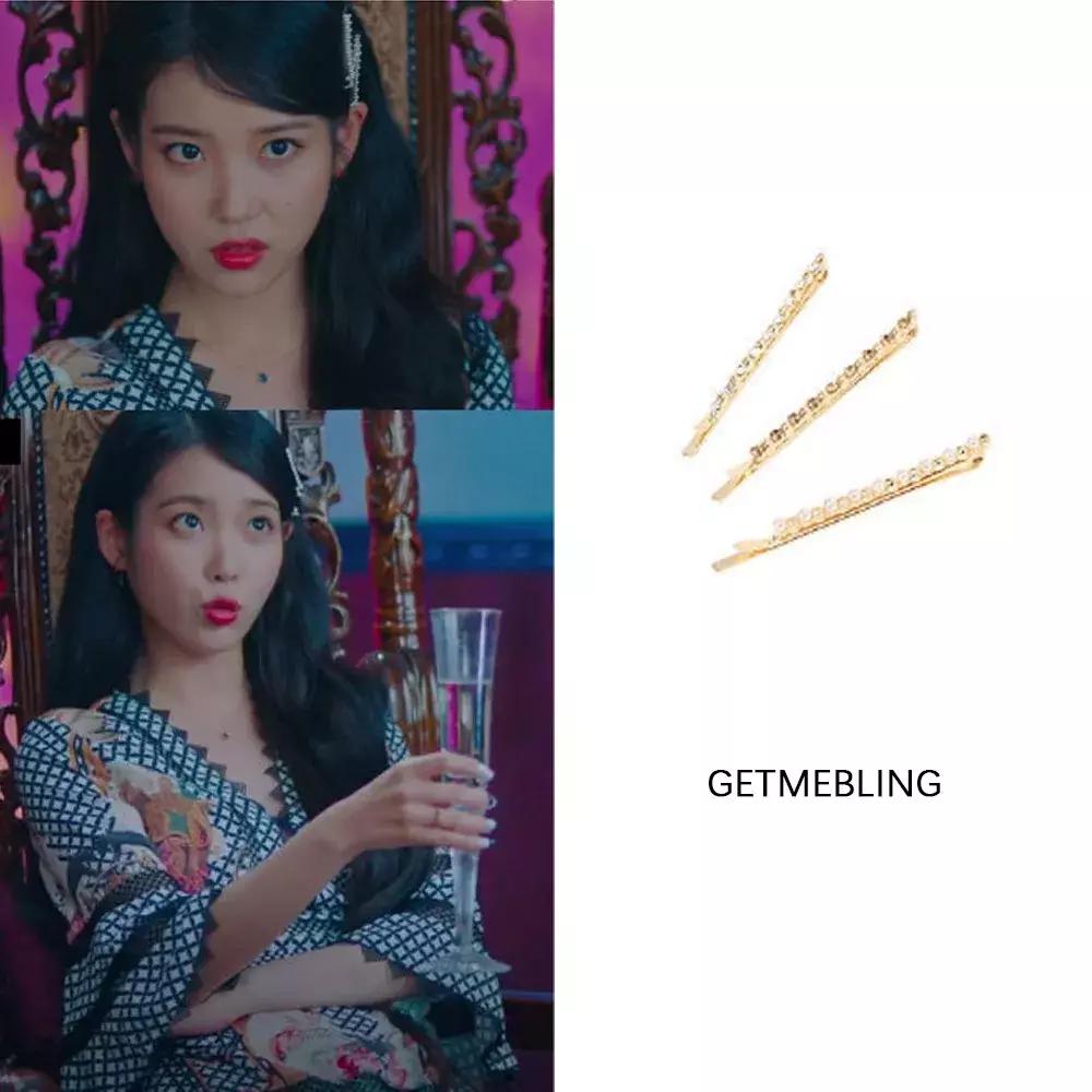 iu贵妇造型,iu纯白西装造型好美