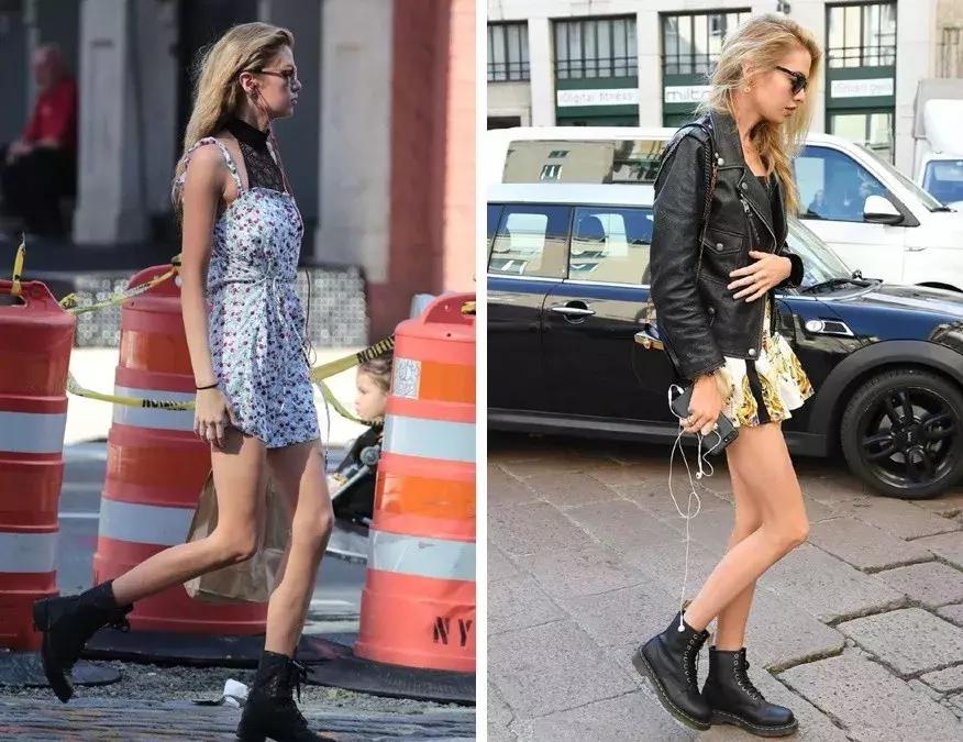 女生买马丁靴,卖女士马丁靴的