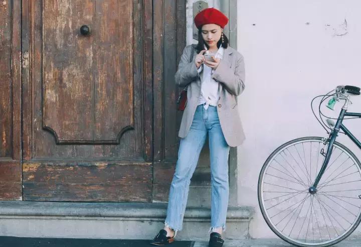 意大利格子上衣怎么搭配,意大利秋季穿搭