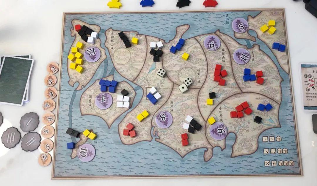 日本战国桌游天下一统,日式战国桌游