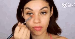 乔欣的熊猫妆照片,乔欣和熊猫眼妆