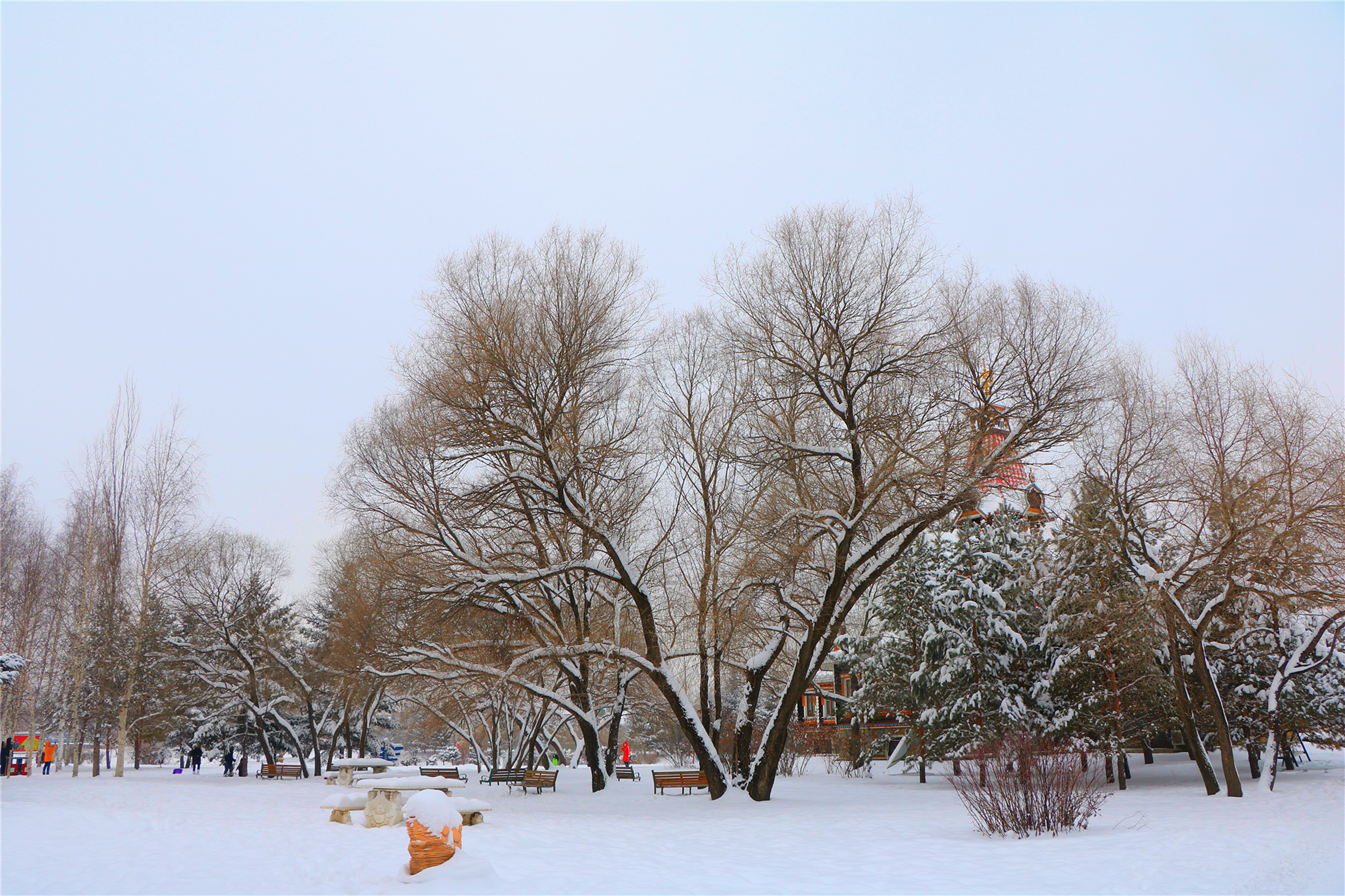 伏尔加庄园和俄罗斯风情小镇,伏尔加庄园浪漫的俄式冬季