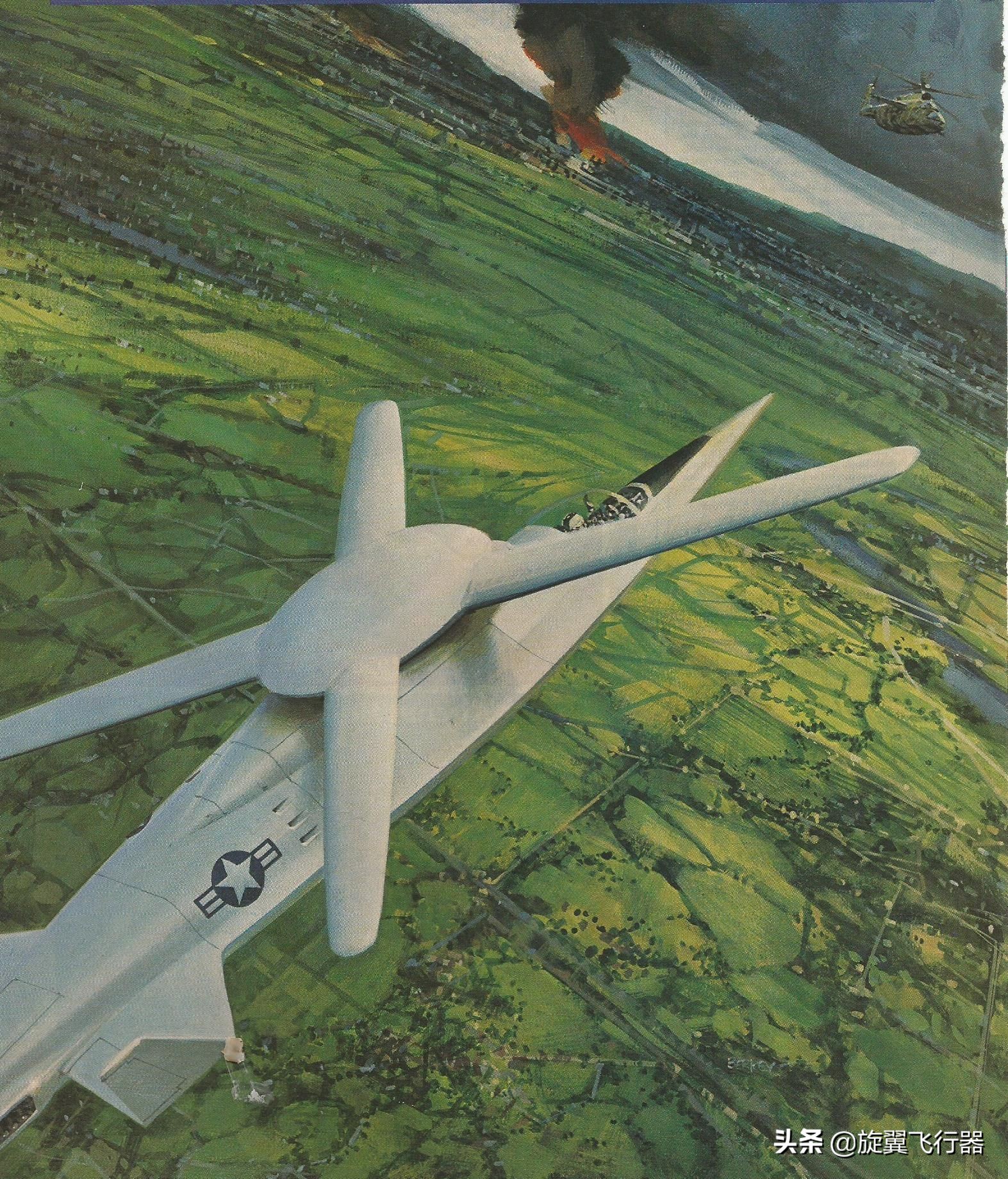 鸭式布局、停转旋翼、桨尖喷气，黑科技满满的波音X-50A试验机