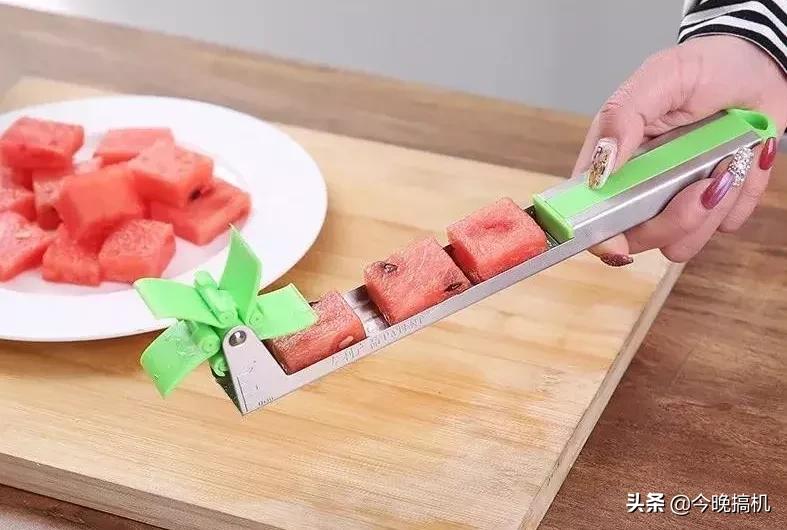 风车切西瓜神器,风车西瓜切片器视频