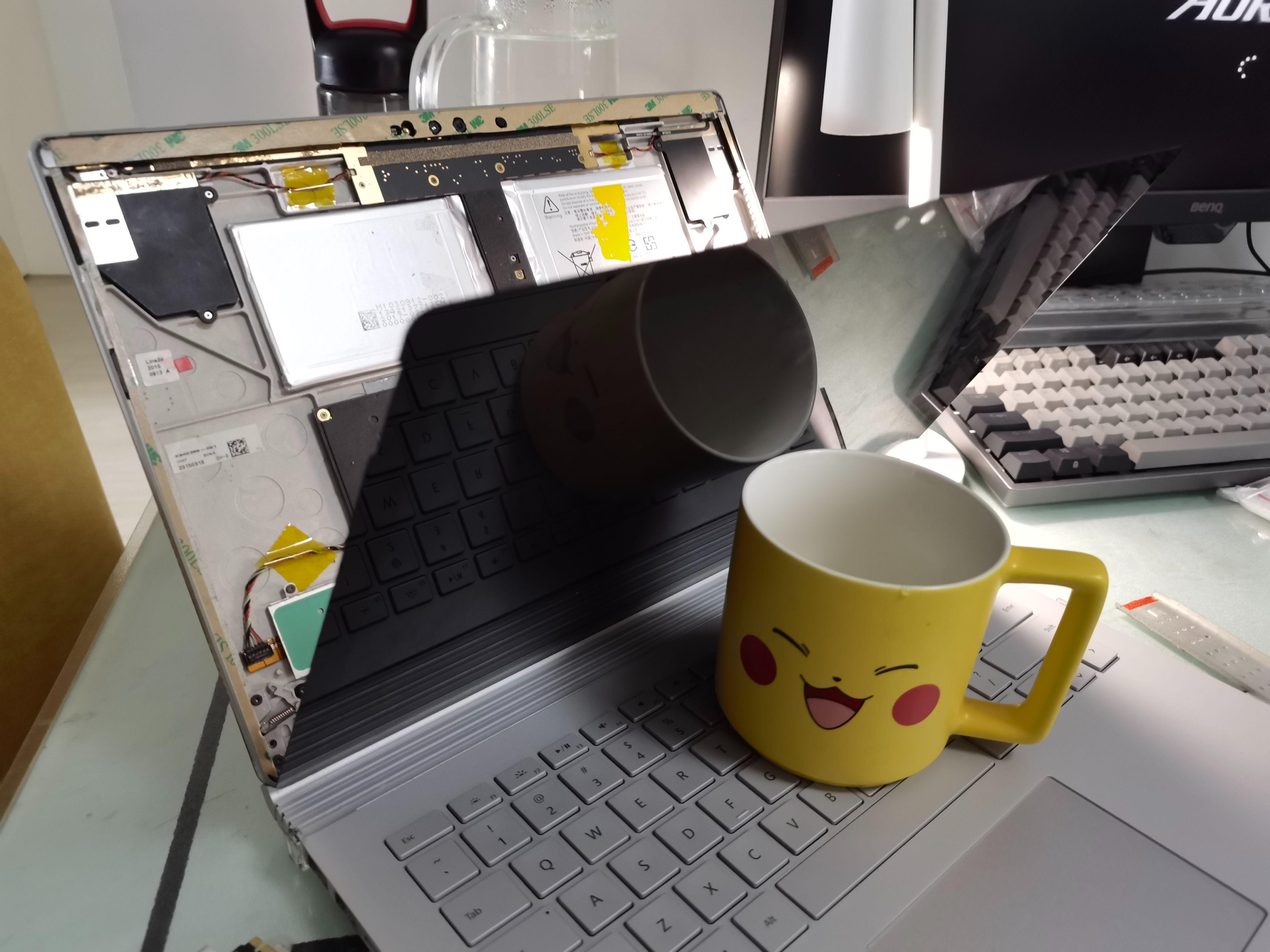 surfacebook3拆机换固态,surfacebook1换屏