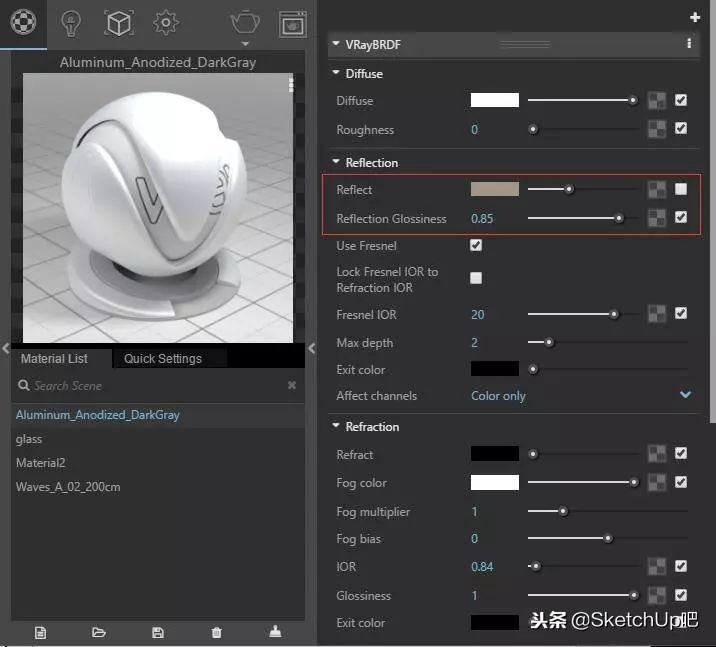 sketchupvray5渲染教程,vrayforsu灯光设置及打法