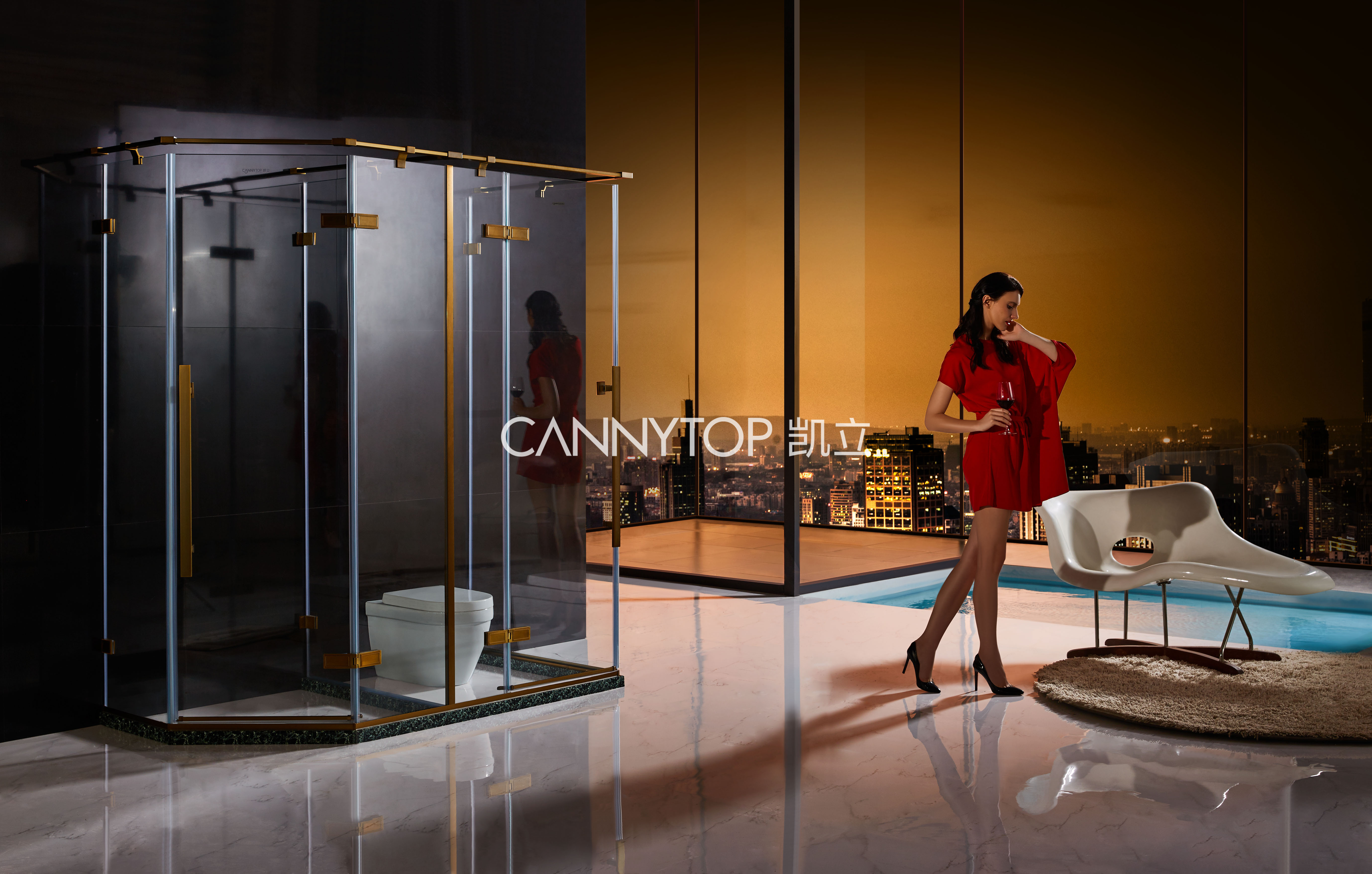 淋浴房一固二移上轨滑轮安装步骤,扇形整体淋浴房一体安装视频教程