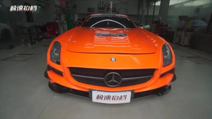 奔驰超跑sls试驾,奔驰sls车技