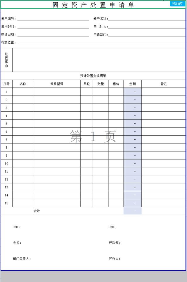 100套智能企业管理excel图表,固定资产管理系统数据处理流程图