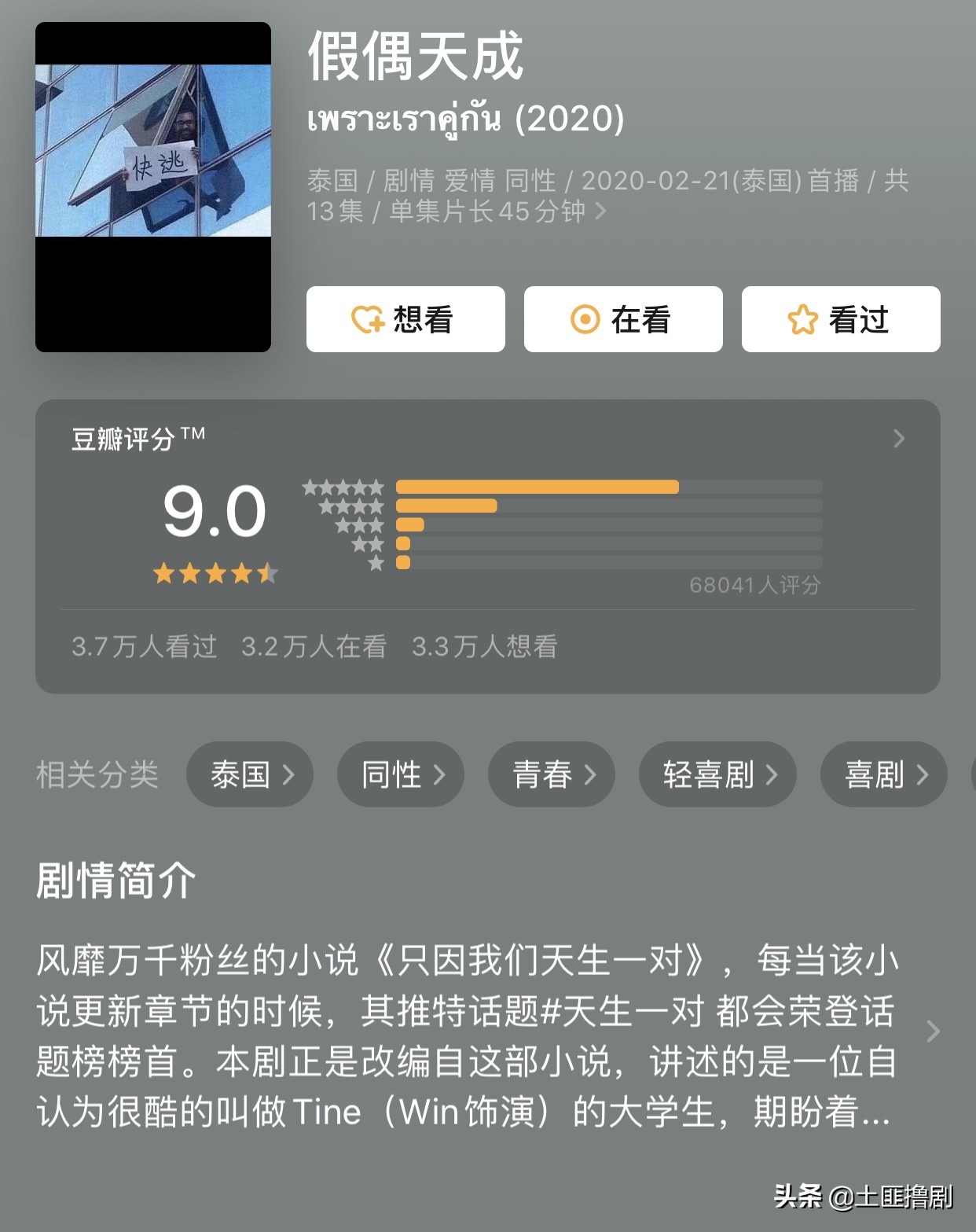 耽改坑多看腐剧也有雷，假偶天成还能火进内地的，可能只剩她了