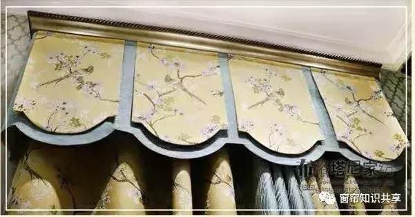 新中式25公分的帘头造型,新中式帘头尺寸