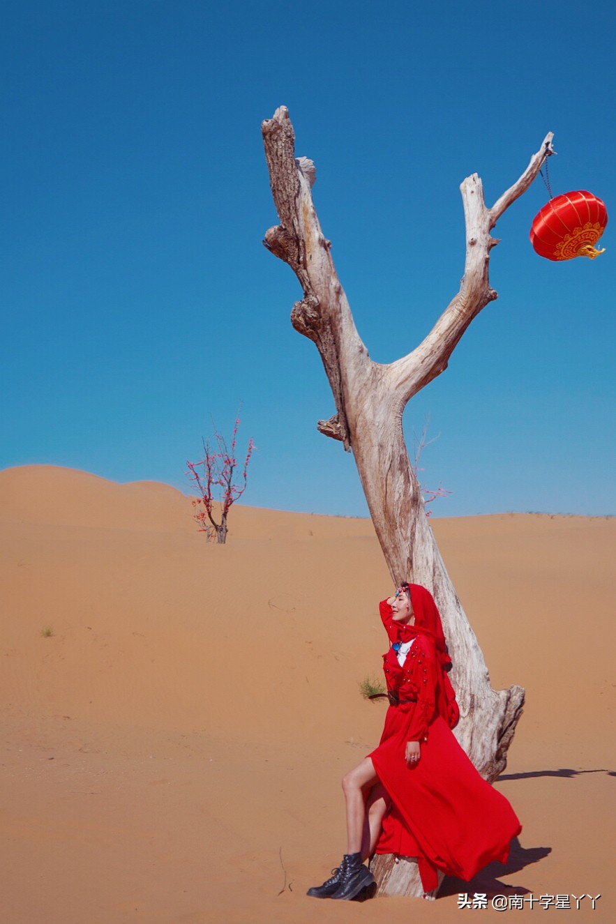 宁夏沙坡头沙漠美景,沙坡头沙漠区和黄河区