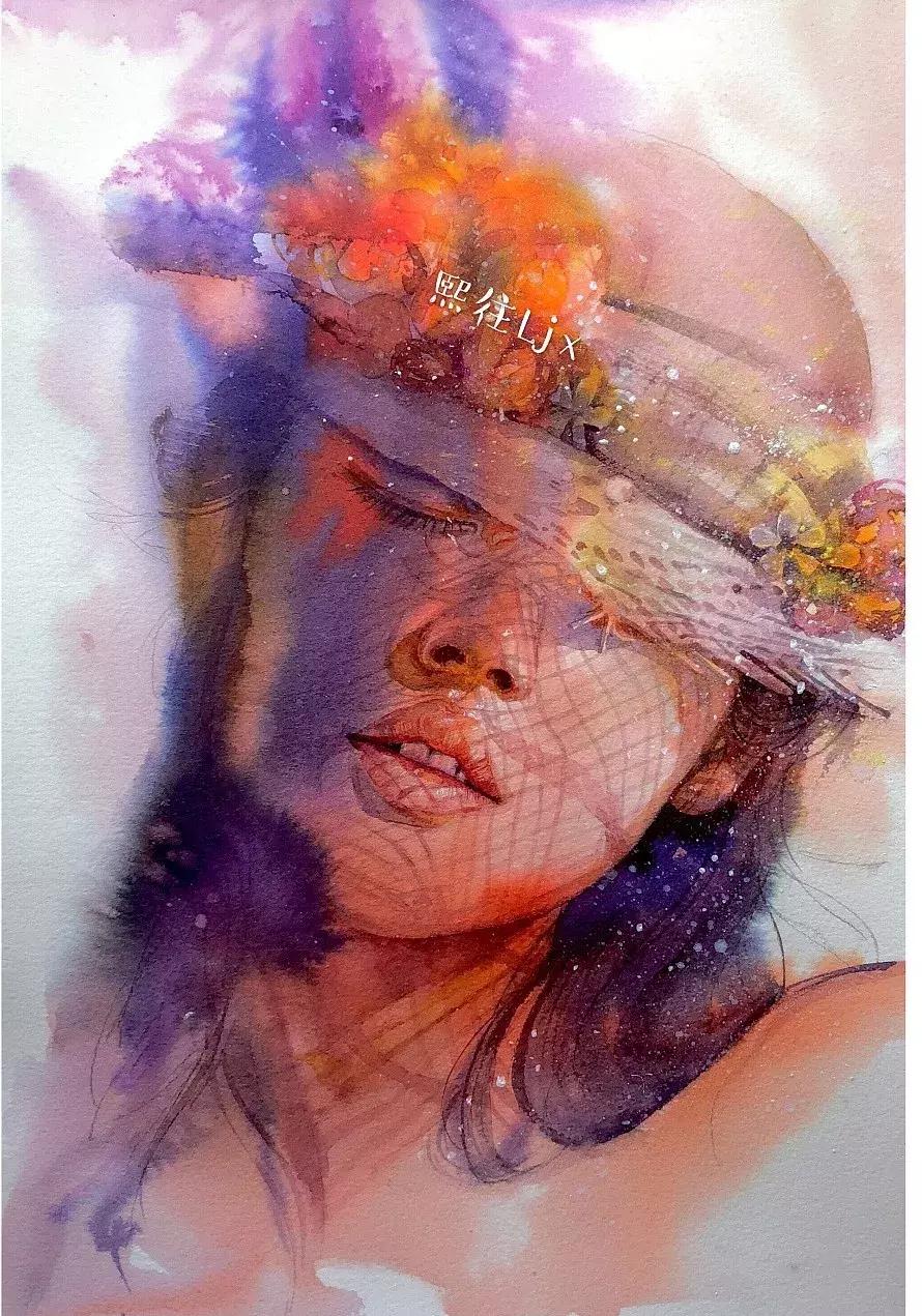 古风绘画线描,100张绝美古风女线描手绘