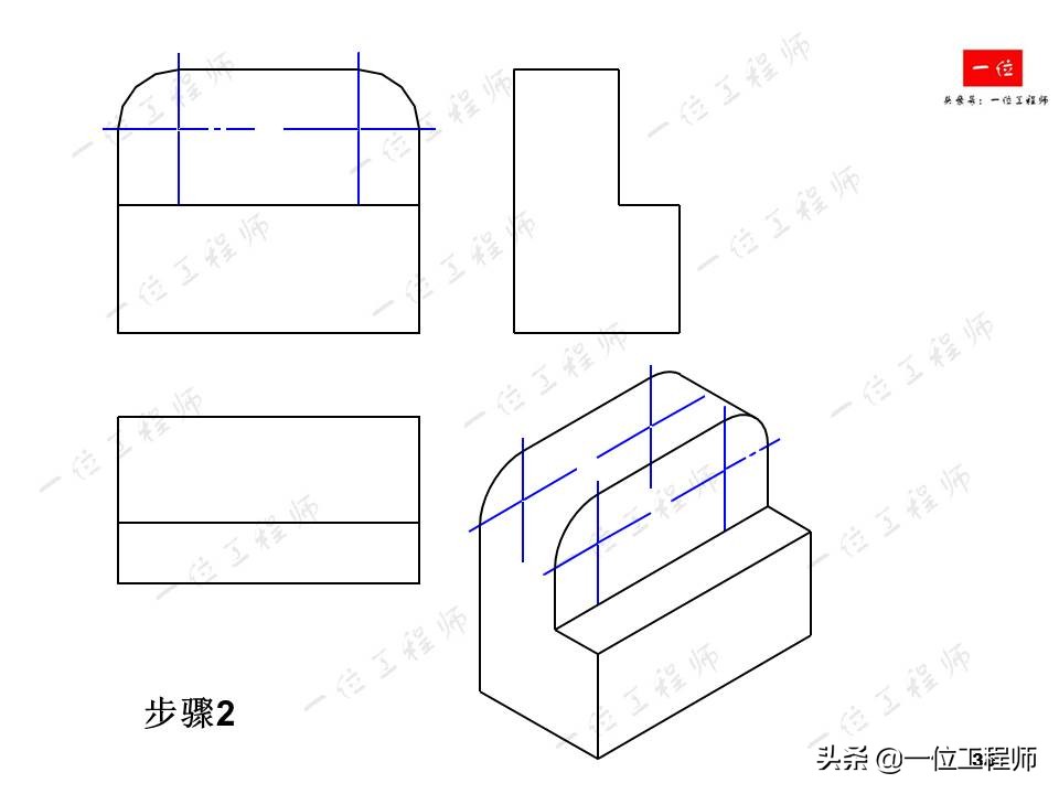 轴测图半圆弧的画法,轴测图角度画法教程