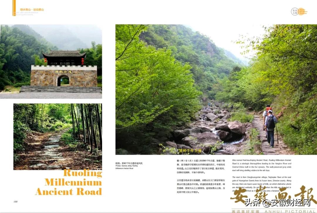 黄山风景摄影画册图片,绿水青山国画图文