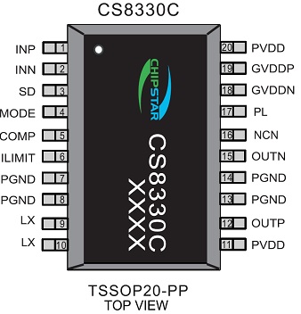 CS8330单节锂电3.7V内置升压15W单声道音频功放IC