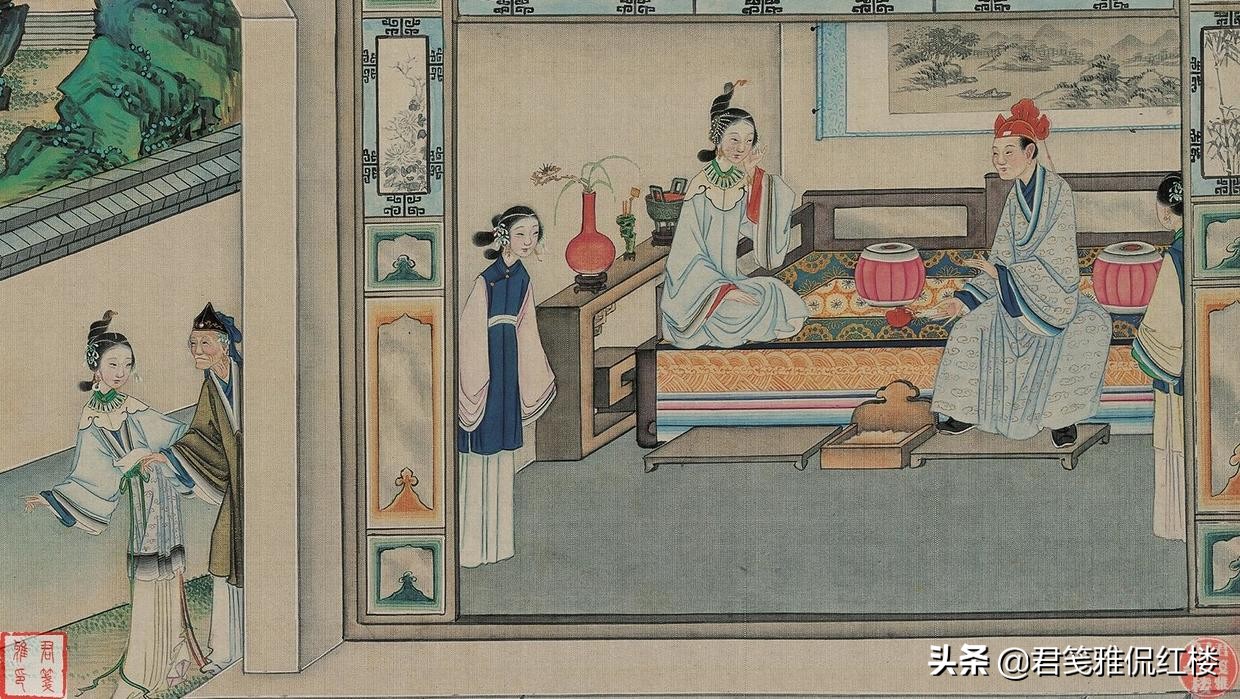 尤二姐和贾母一起求救,贾母看尤二姐为什么像挑牲口