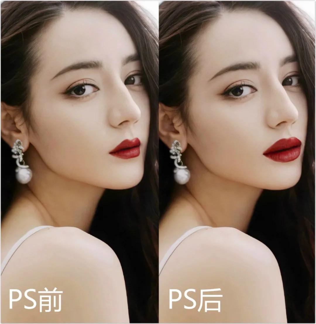 迪丽热巴薄唇,把迪丽热巴换成黄金比例脸