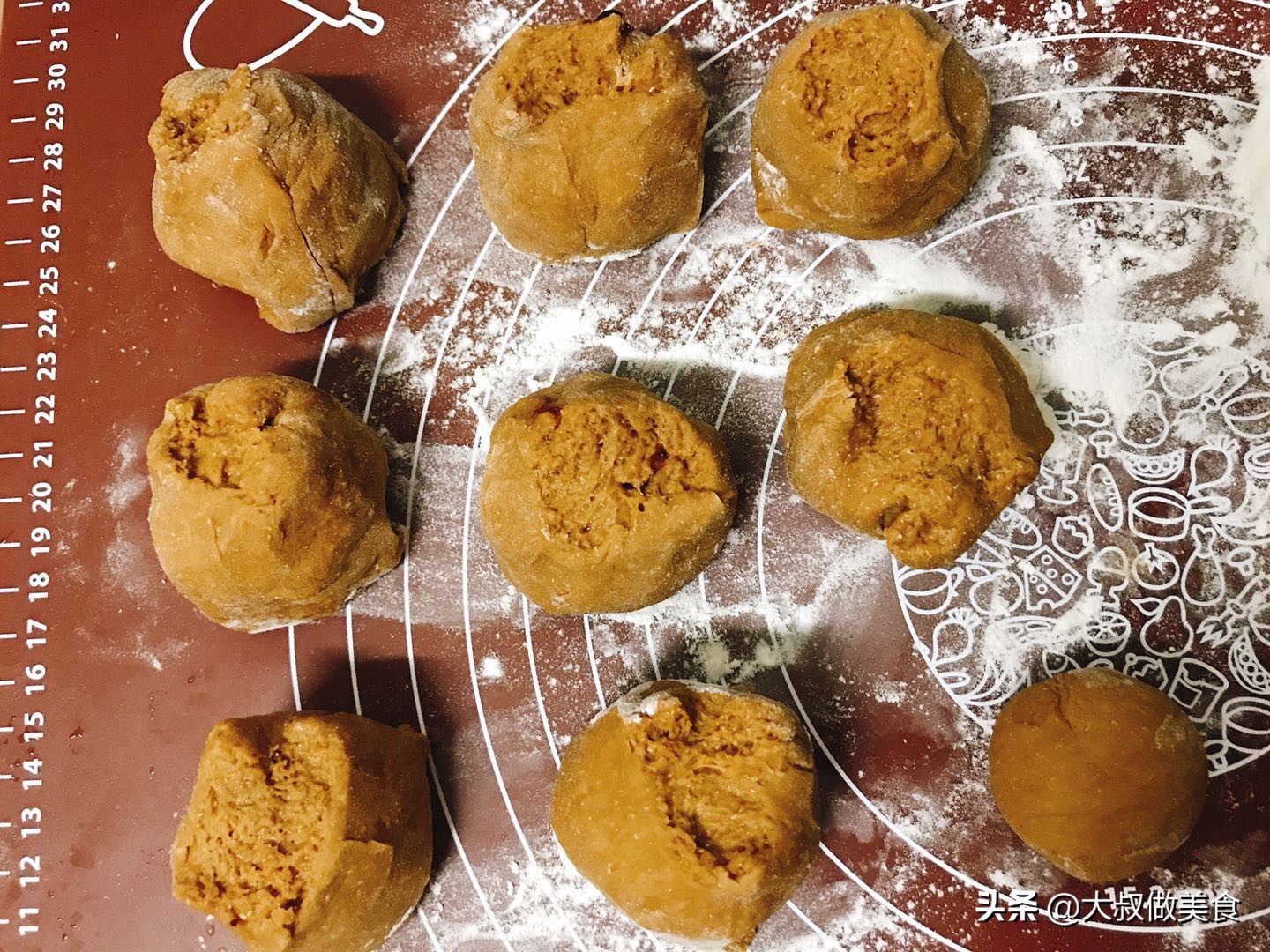 红糖开花馒头的做法和发面全过程,无需醒发的红糖大枣开花馒头配方