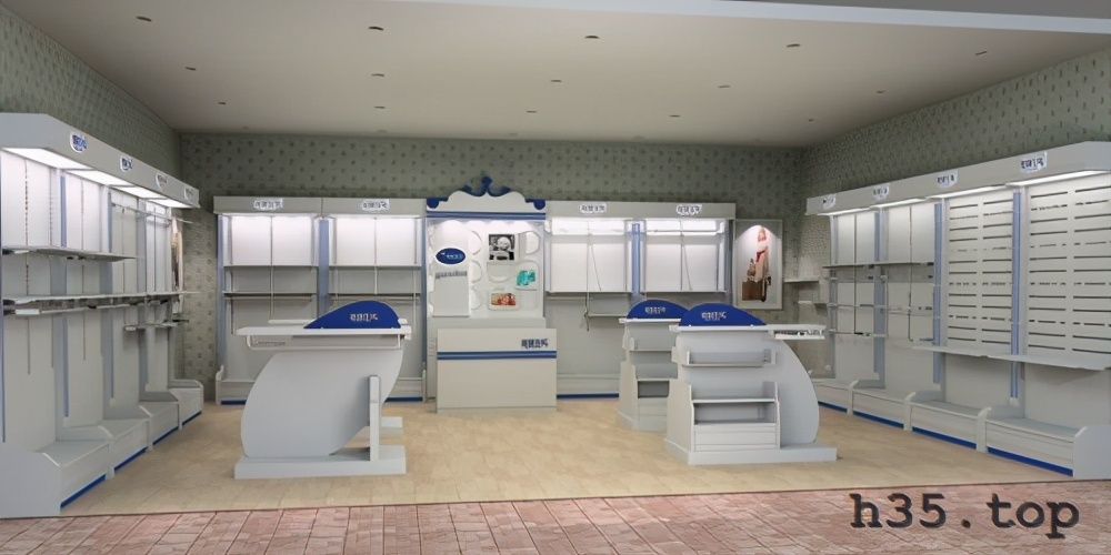 最新童装店双门头装修效果图,童装店怎么装修才有顾客