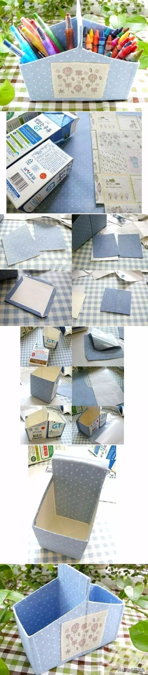 亲子手工牛奶盒,牛奶盒子可操作的手工