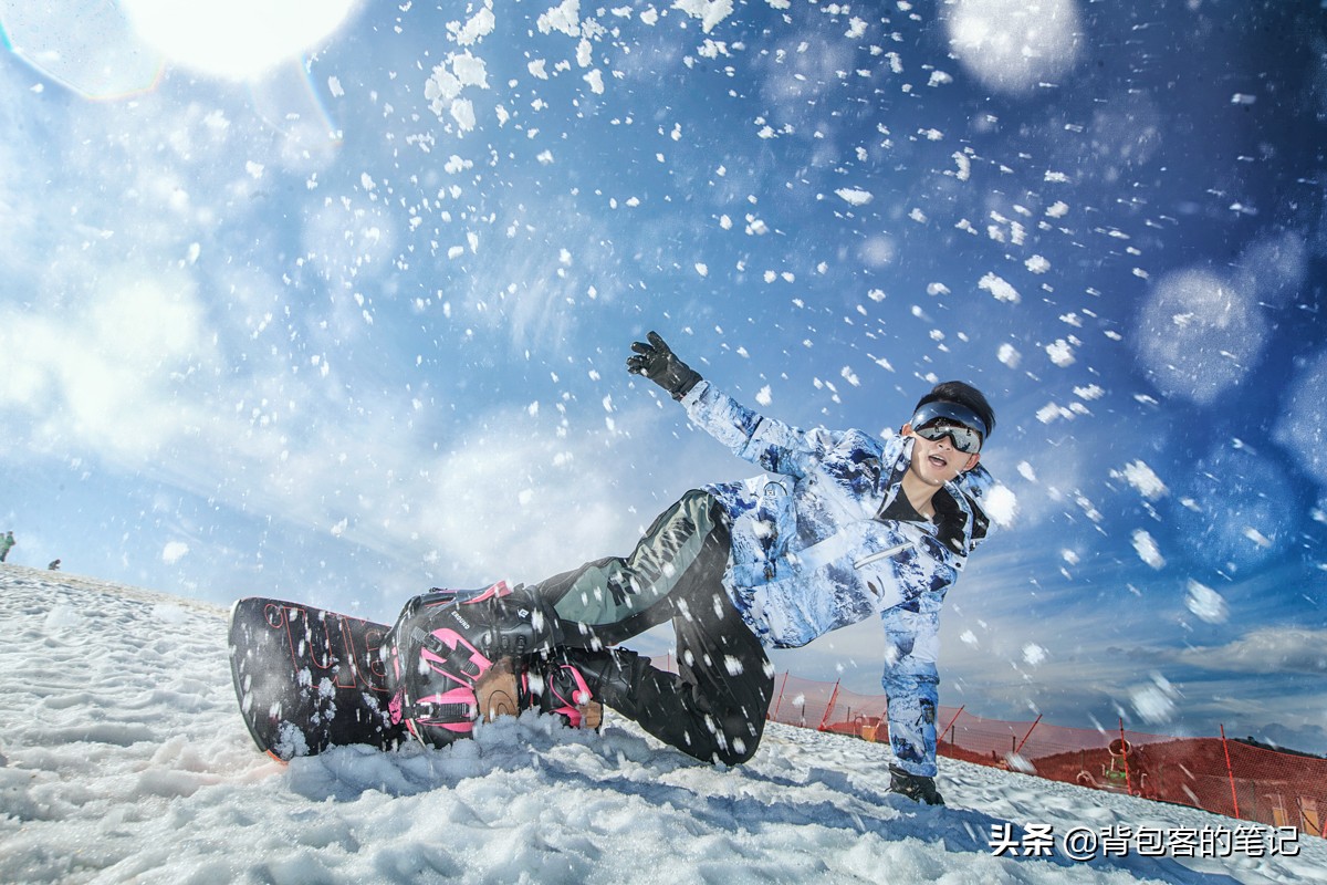 安吉云上草原滑雪真实照片,安吉云上草原滑雪场有多少度
