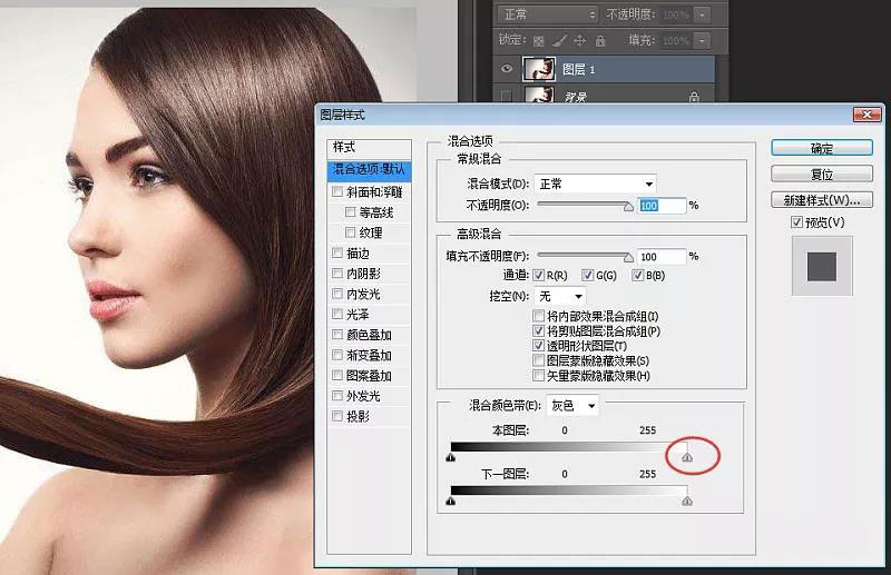 ps抠发丝详细教程,ps抠浅色发丝最好的技巧