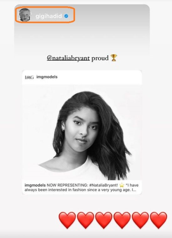 科比女儿成为签约模特,科比进入名人堂妻子和女儿