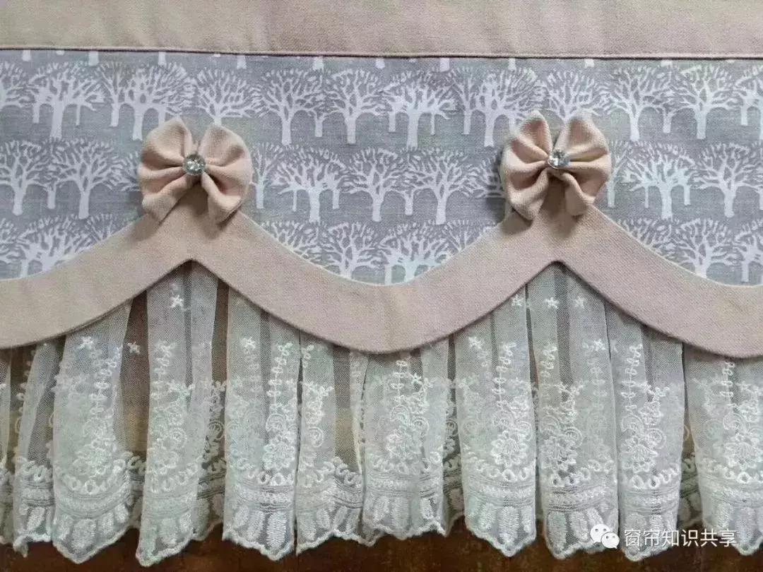 双层弧形工字折帘头效果图,工字折帘头教程