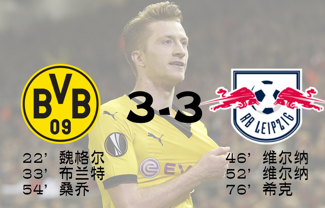 复盘多特,莱比锡主场力拼多特
