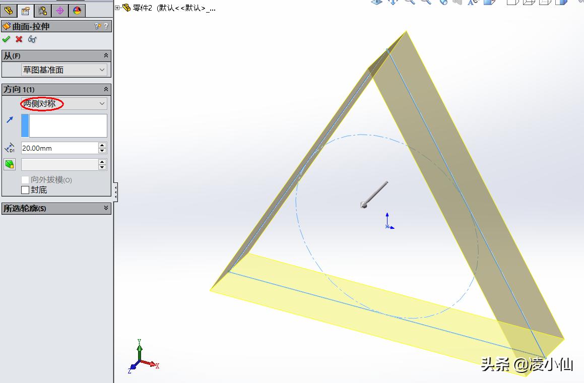 莫比乌斯环solidworks建模方法,solidworks如何建模环眼钩