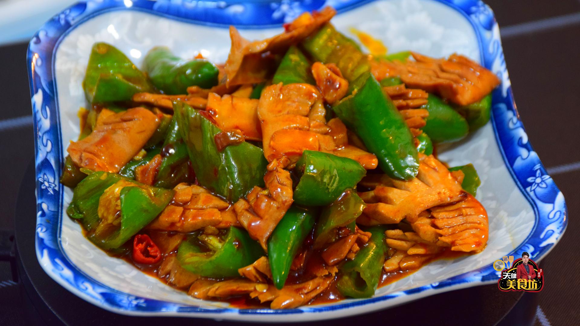 青椒爆炒腰花面,爆炒腰花的做法配什么菜