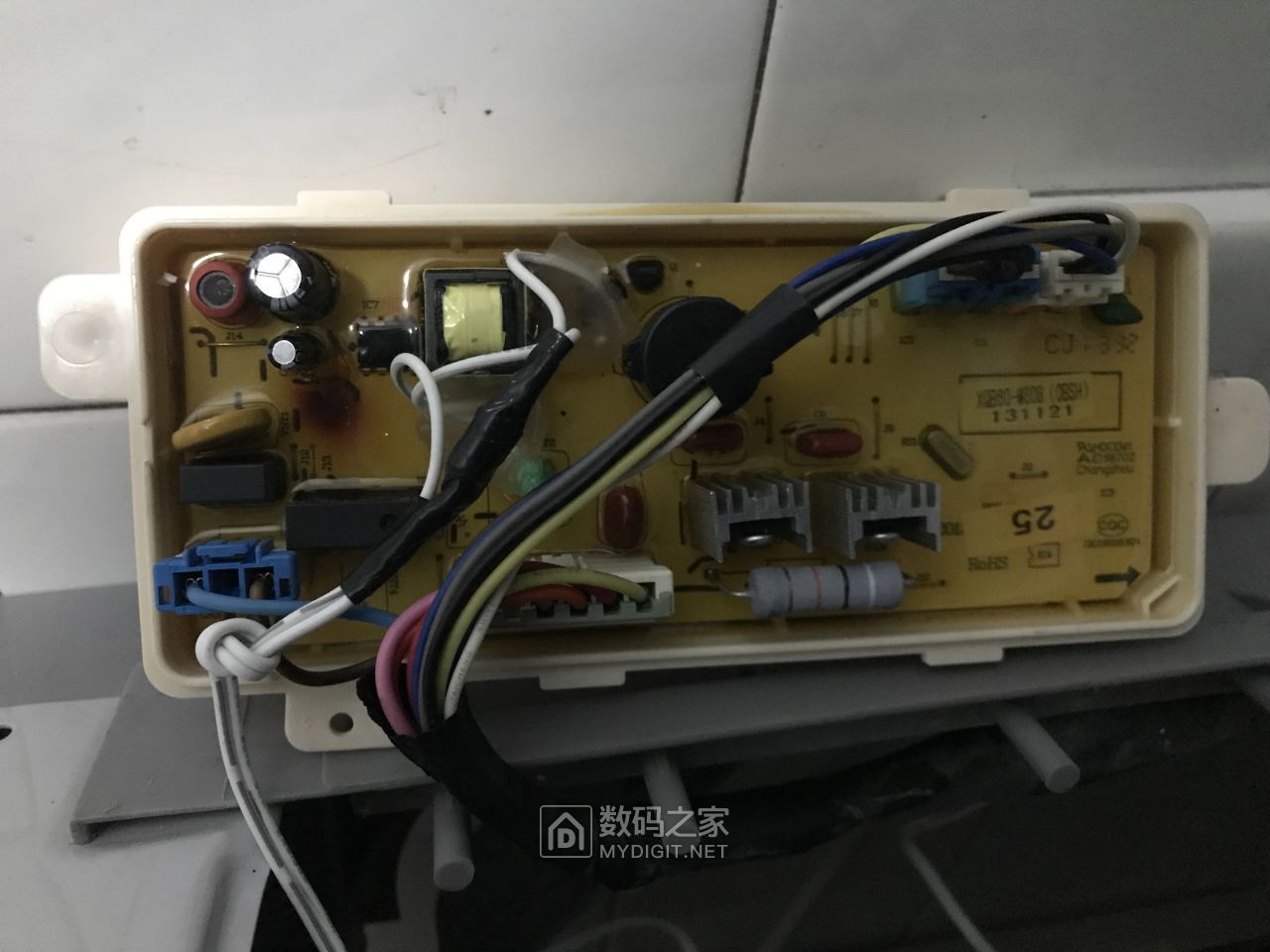 三洋xqb60-m808洗衣机故障码,拆机老洗衣机