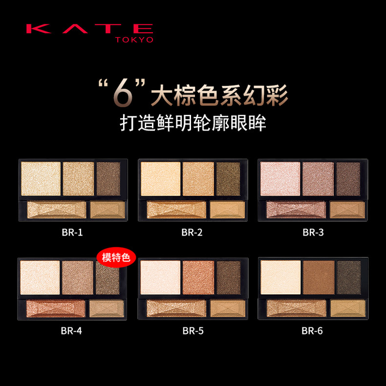 卡姿兰猪猪十色眼影盘,卡姿兰四色眼影盘测评