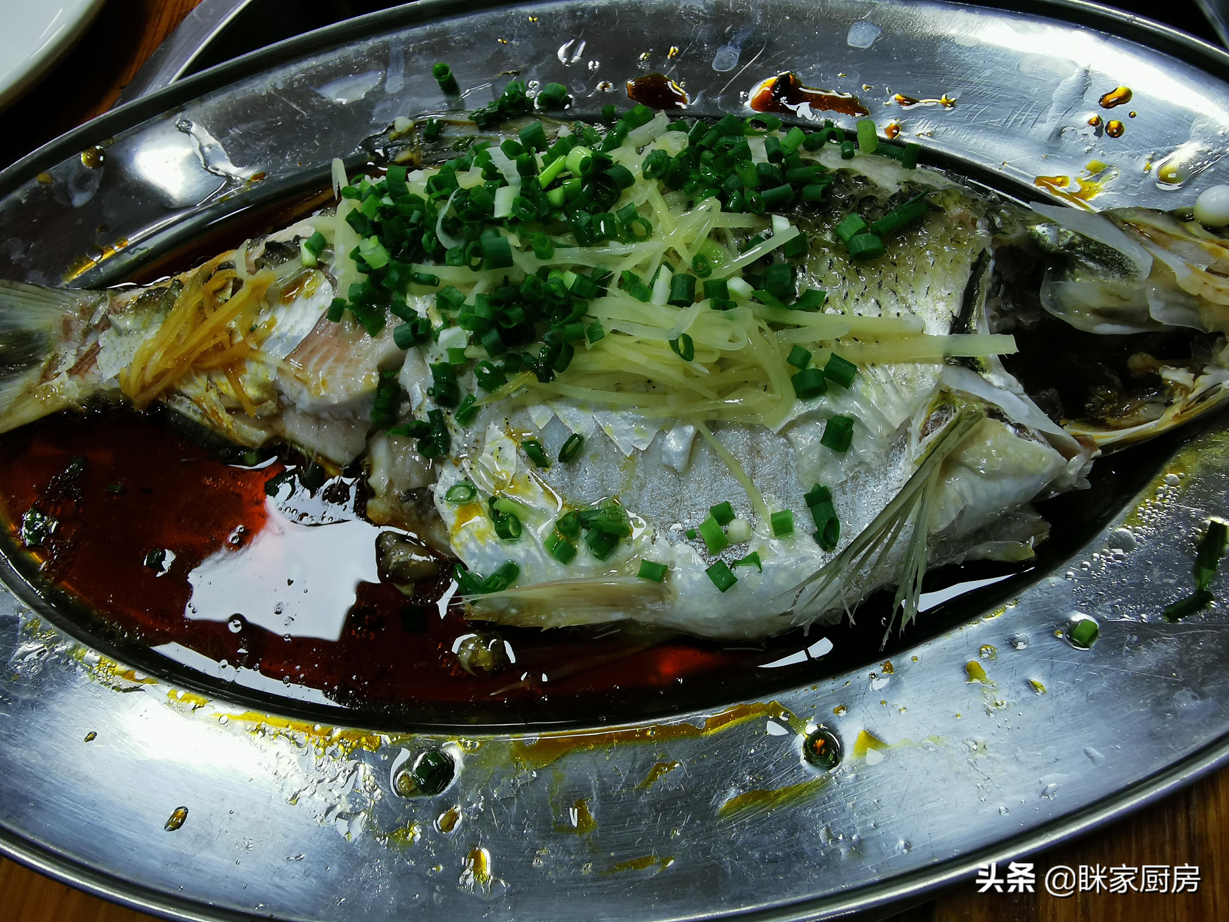 广东榄角蒸鳊鱼,广东鳊鱼清蒸